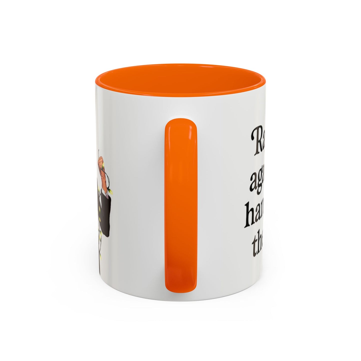 Angry Mug - Rage against the hanging of the lights.