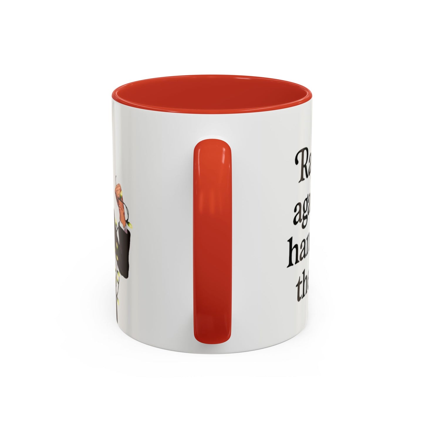 Angry Mug - Rage against the hanging of the lights.