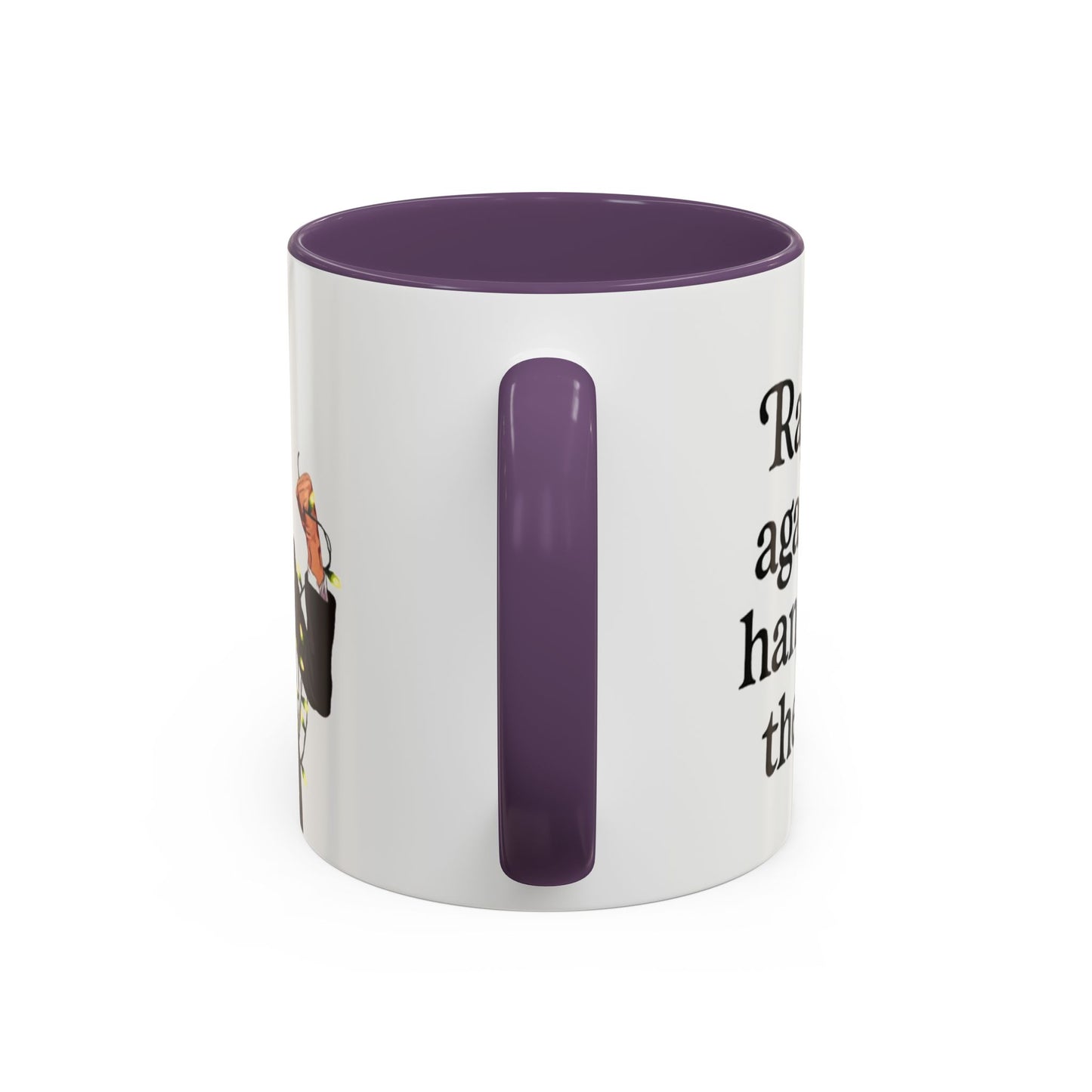 Angry Mug - Rage against the hanging of the lights.