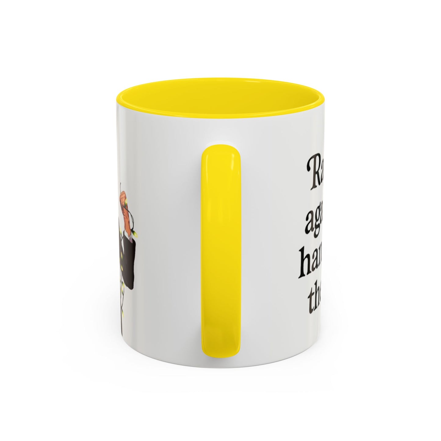 Angry Mug - Rage against the hanging of the lights.