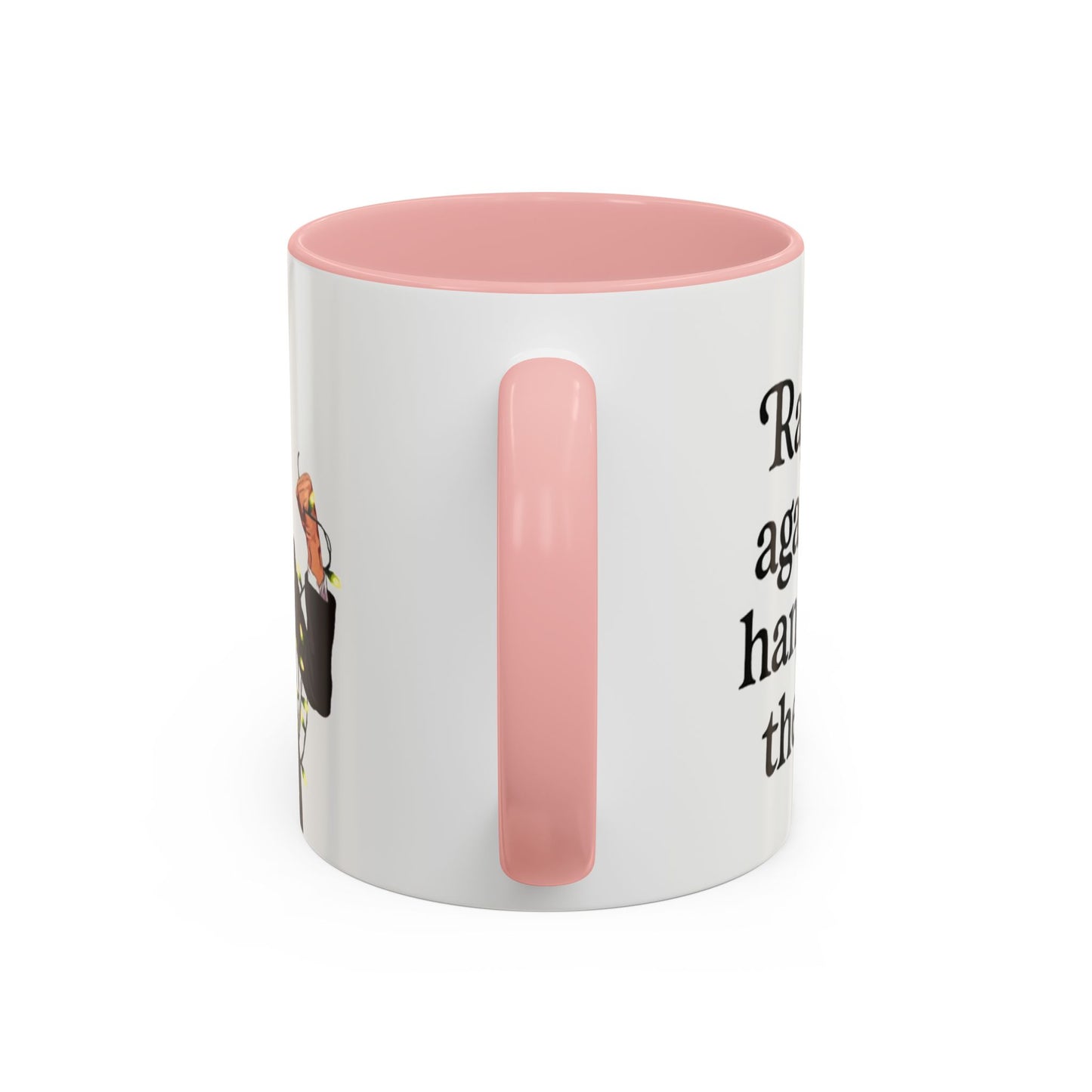 Angry Mug - Rage against the hanging of the lights.