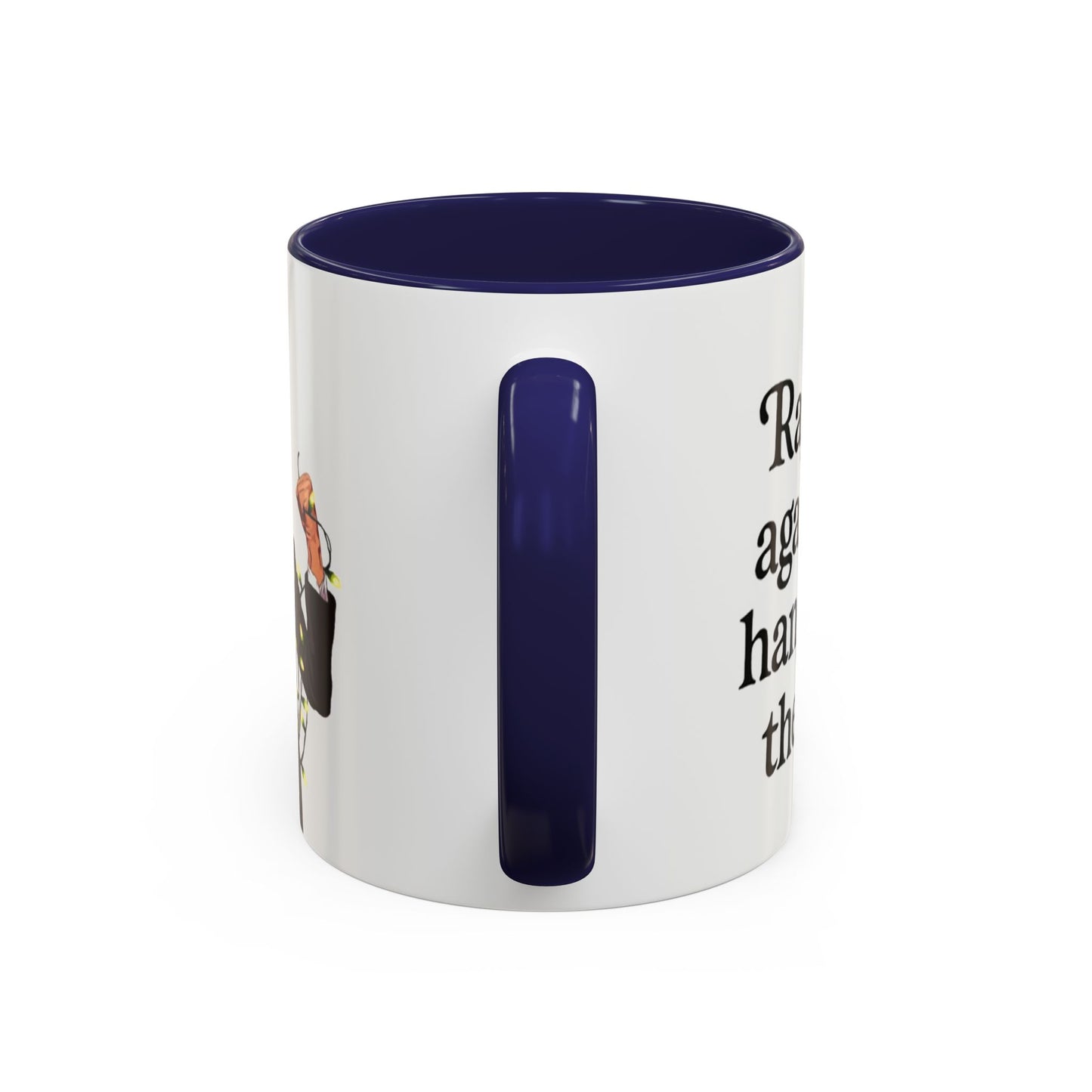 Angry Mug - Rage against the hanging of the lights.