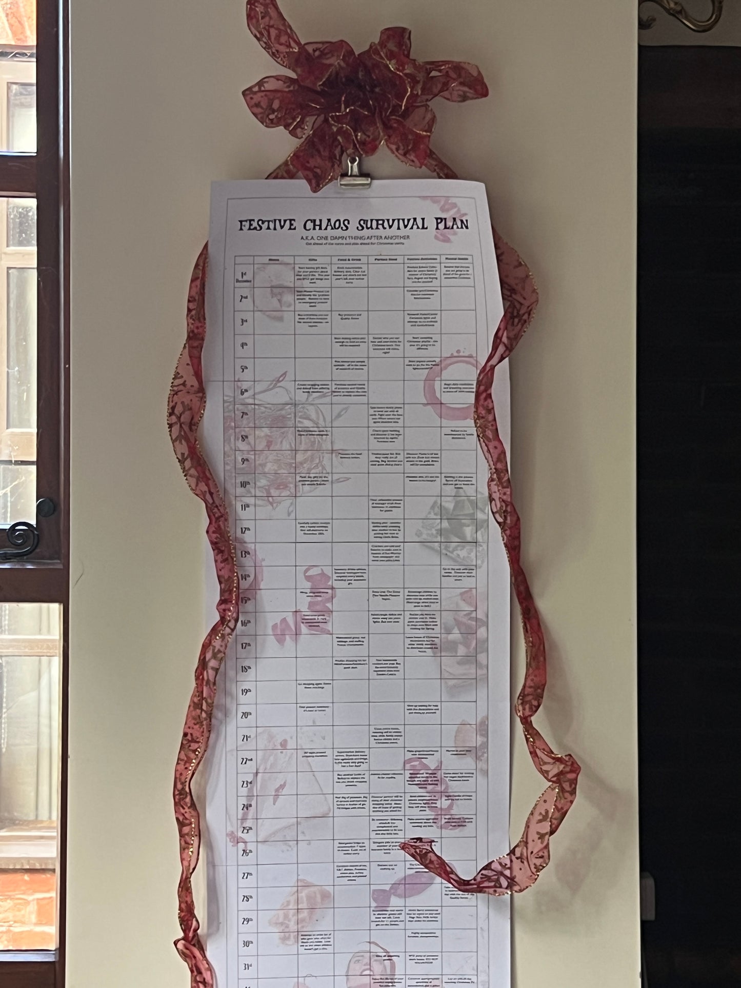Free Print-at-Home Christmas Planner