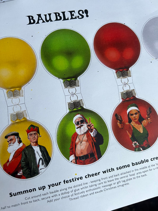 Free Print-at-Home Bauble gift tags